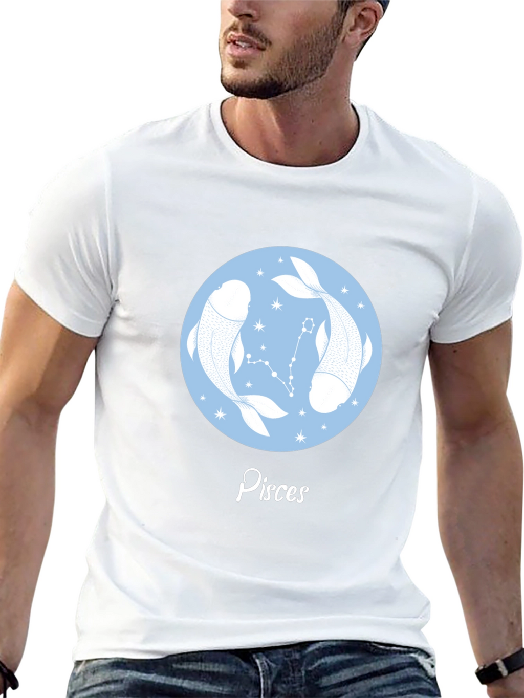 Pisces Zodiac Graphic Tee