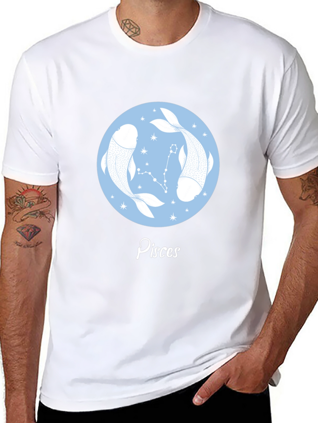 Pisces Zodiac Graphic Tee