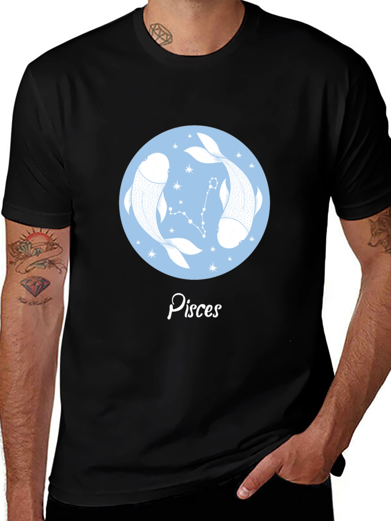 Pisces Zodiac Graphic Tee