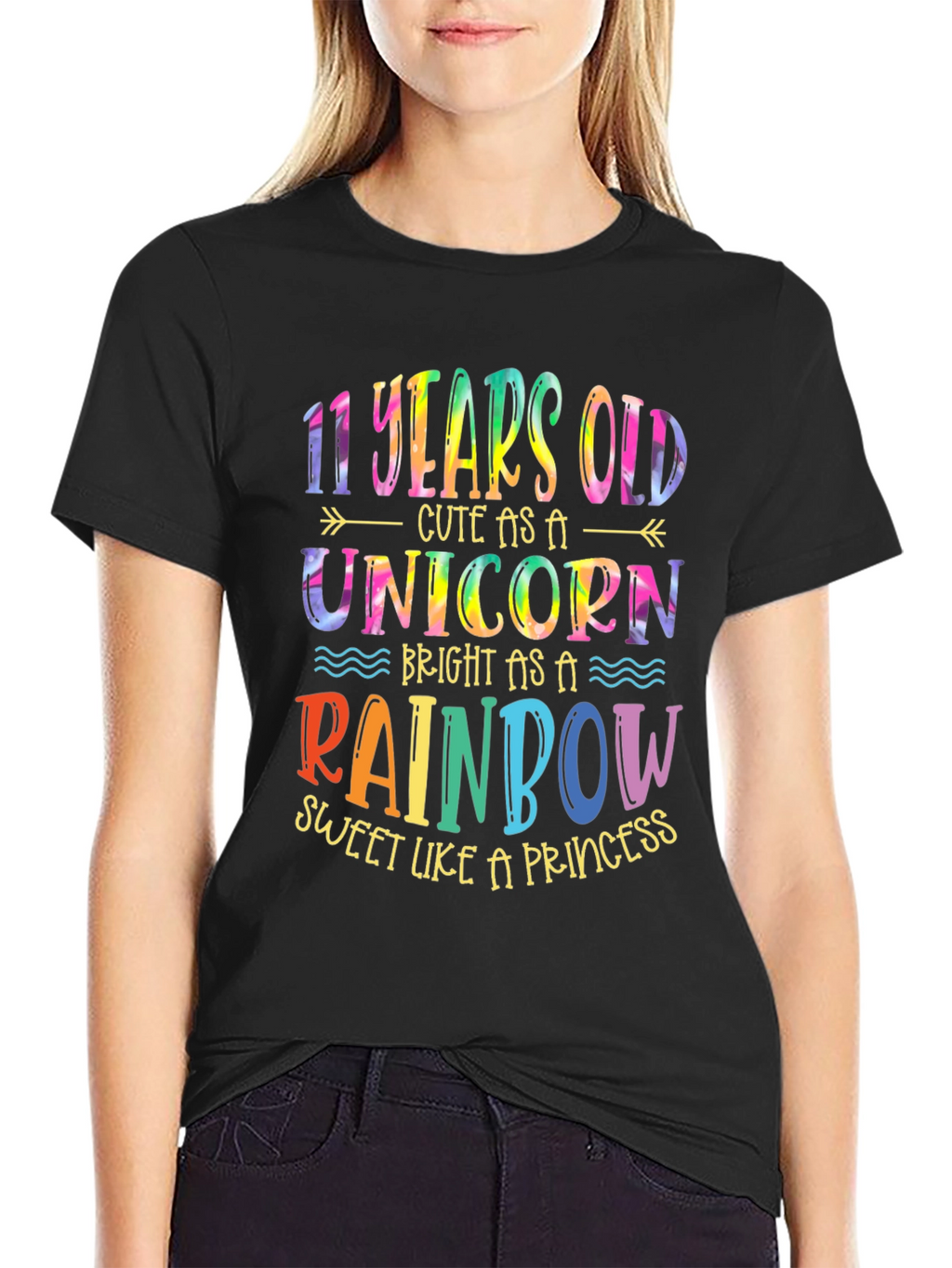 11th Birthday Unicorn Rainbow Kids T-Shirt