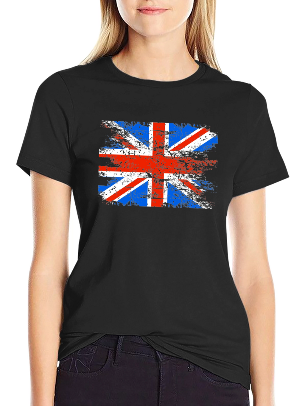 British Flag Grunge T-Shirt - Union Jack Tee