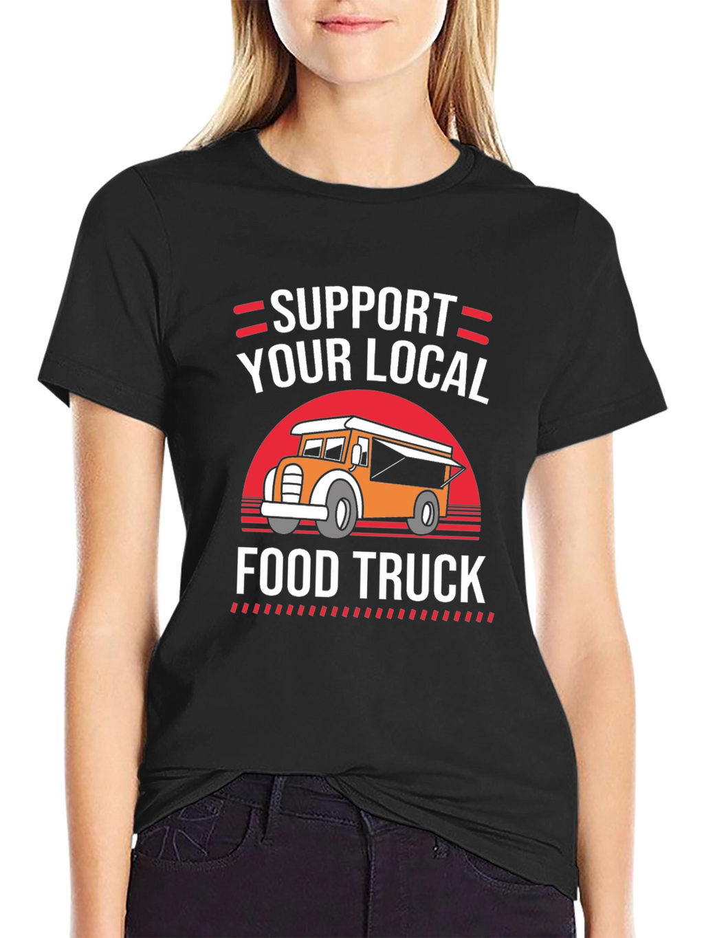 Support Your Local Food Truck Graphic Tee