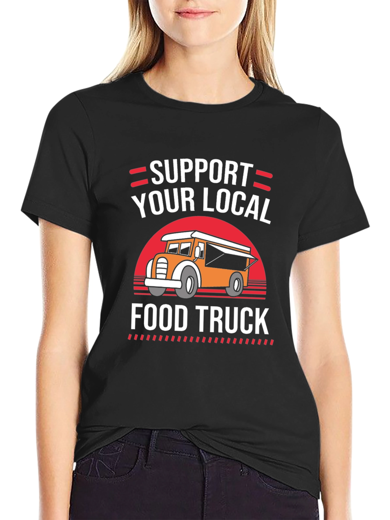 Support Your Local Food Truck Graphic Tee