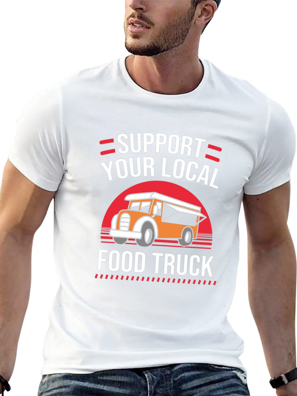 Support Your Local Food Truck Graphic Tee