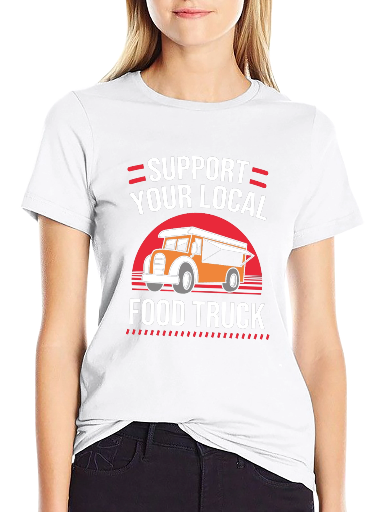 Support Your Local Food Truck Graphic Tee