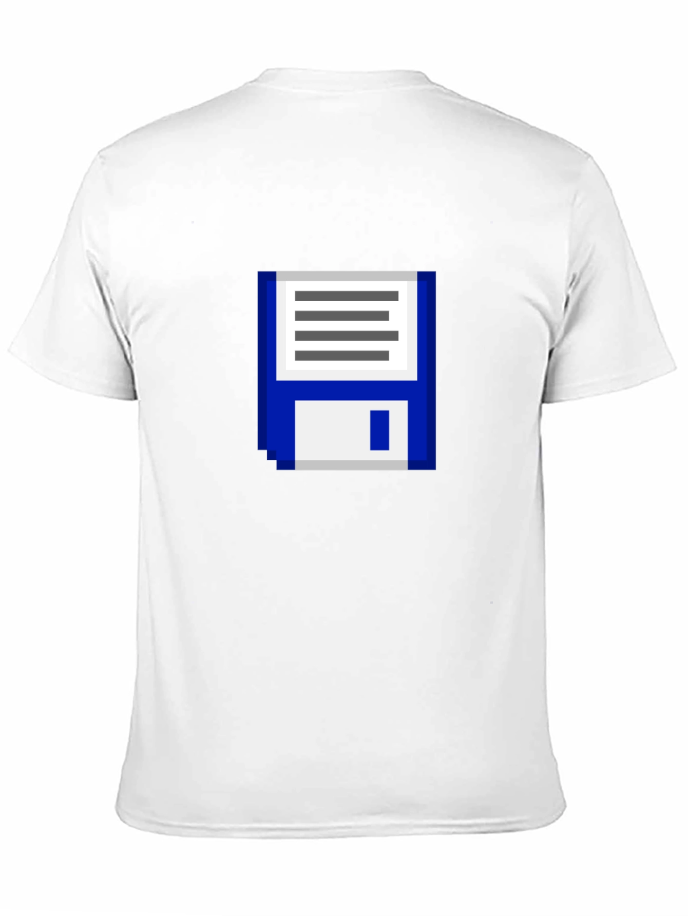 Retro Pixel Floppy Disk Graphic T-Shirt