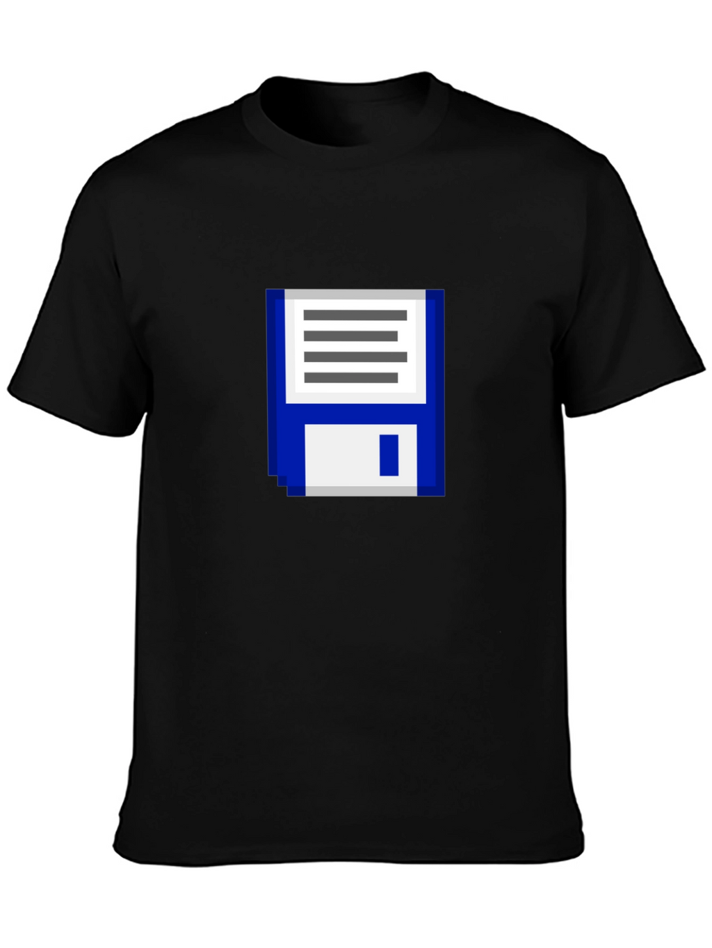Retro Pixel Floppy Disk Graphic T-Shirt