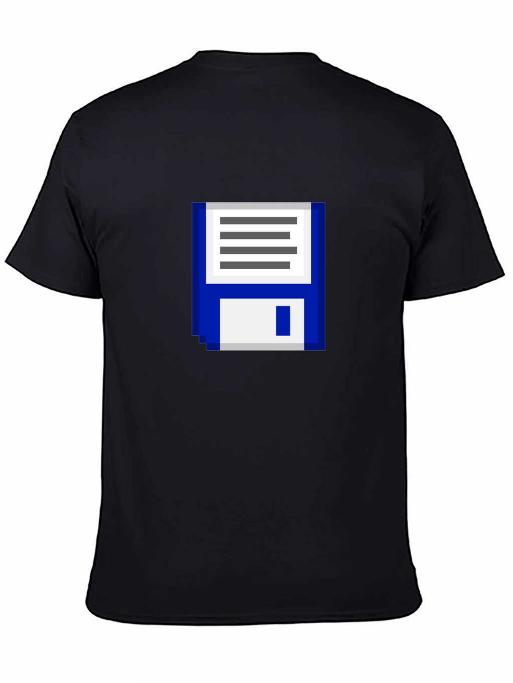 Retro Pixel Floppy Disk Graphic T-Shirt