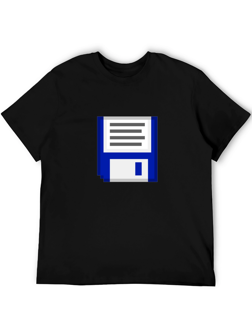 Retro Pixel Floppy Disk Graphic T-Shirt