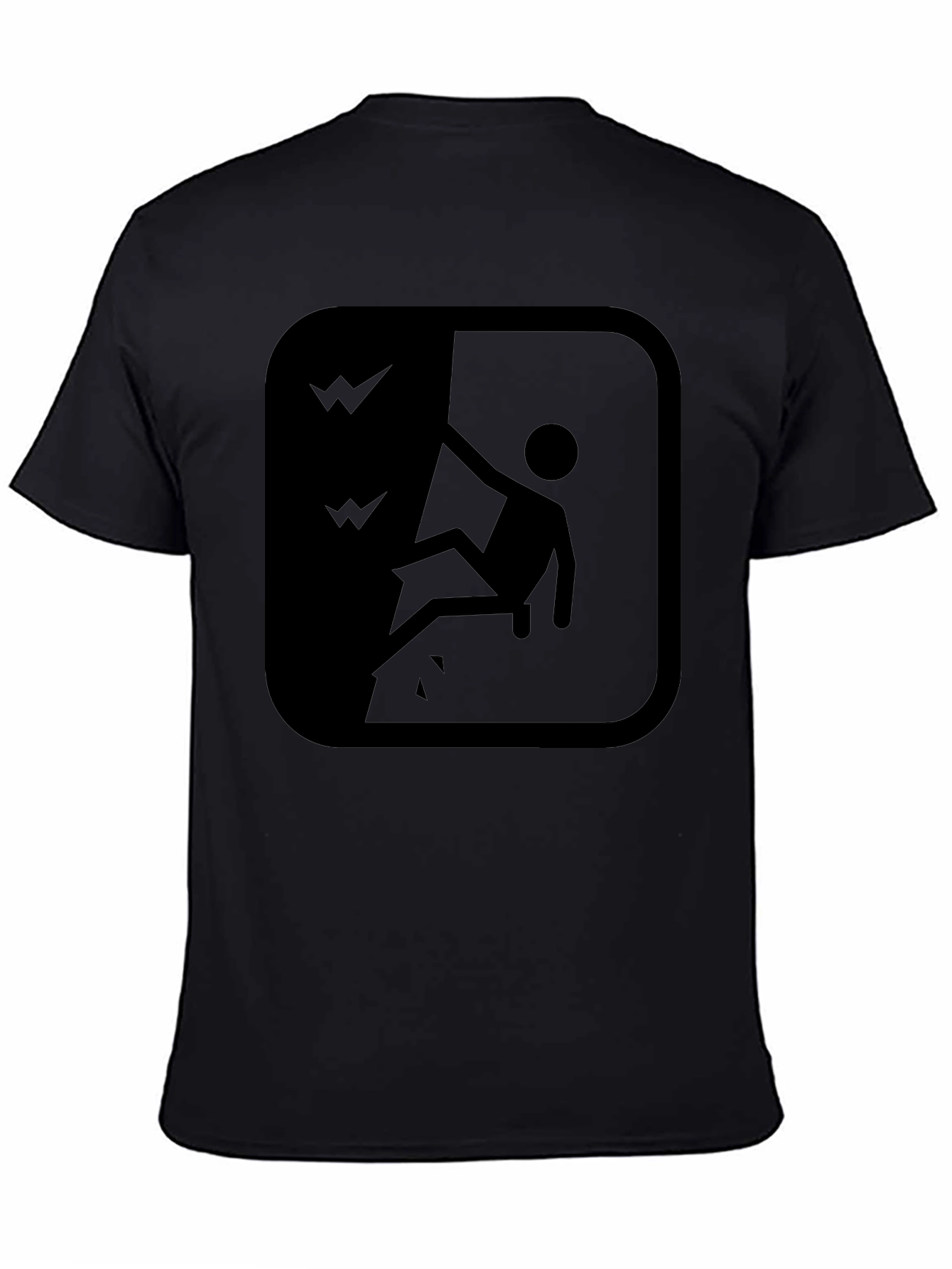Cliff Fall Hazard Warning T-Shirt