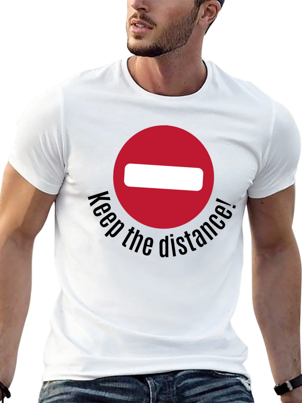 Keep The Distance T-Shirt - Social Distancing Tee