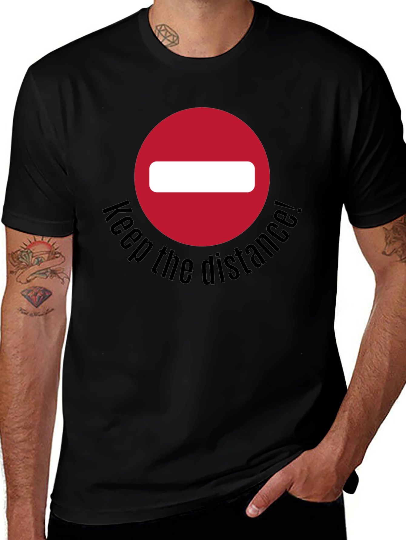 Keep The Distance T-Shirt - Social Distancing Tee