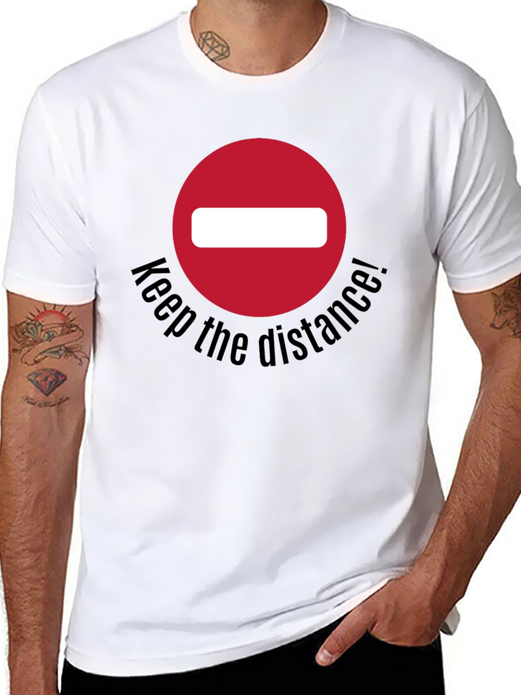 Keep The Distance T-Shirt - Social Distancing Tee