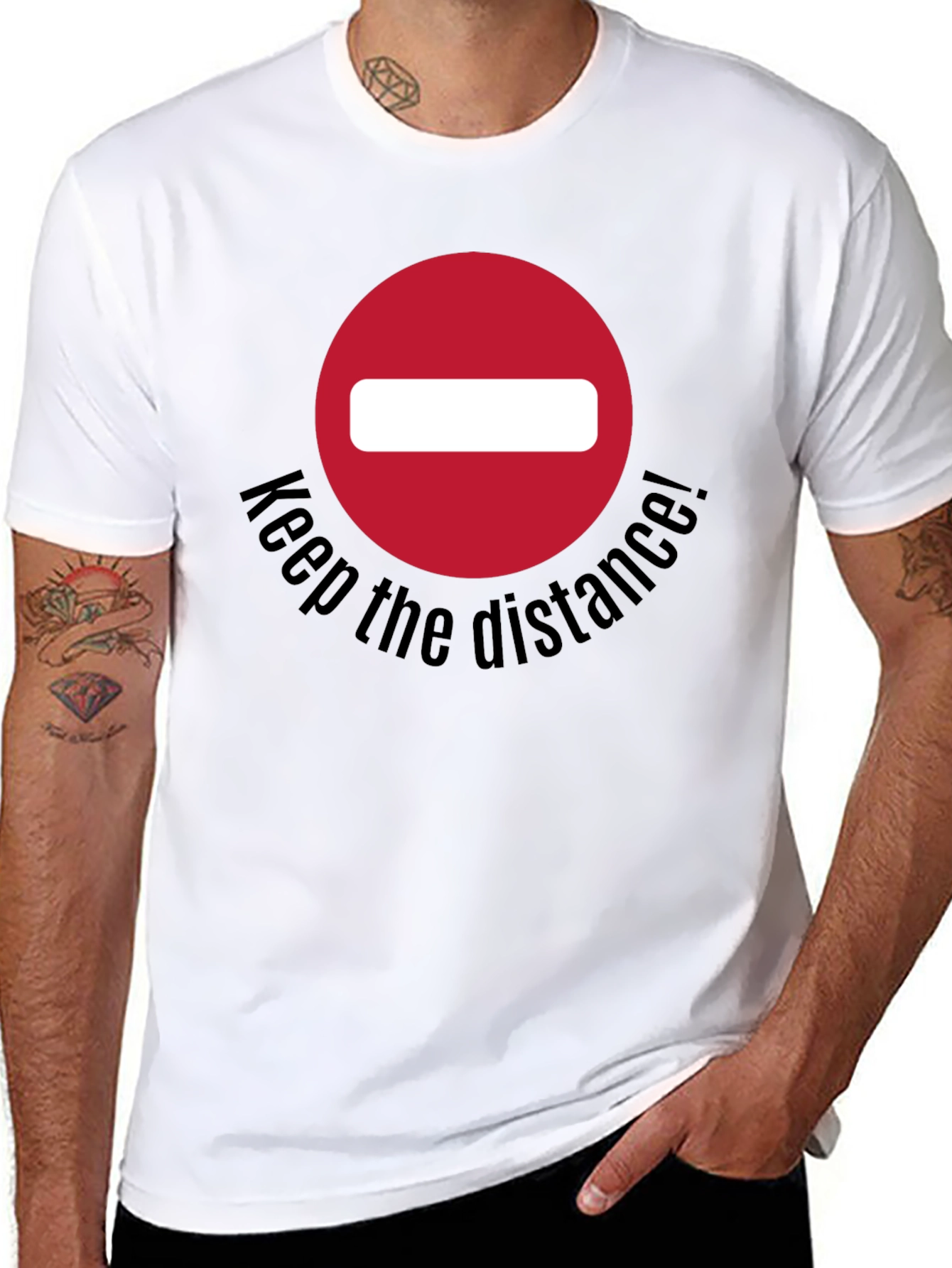 Keep The Distance T-Shirt - Social Distancing Tee