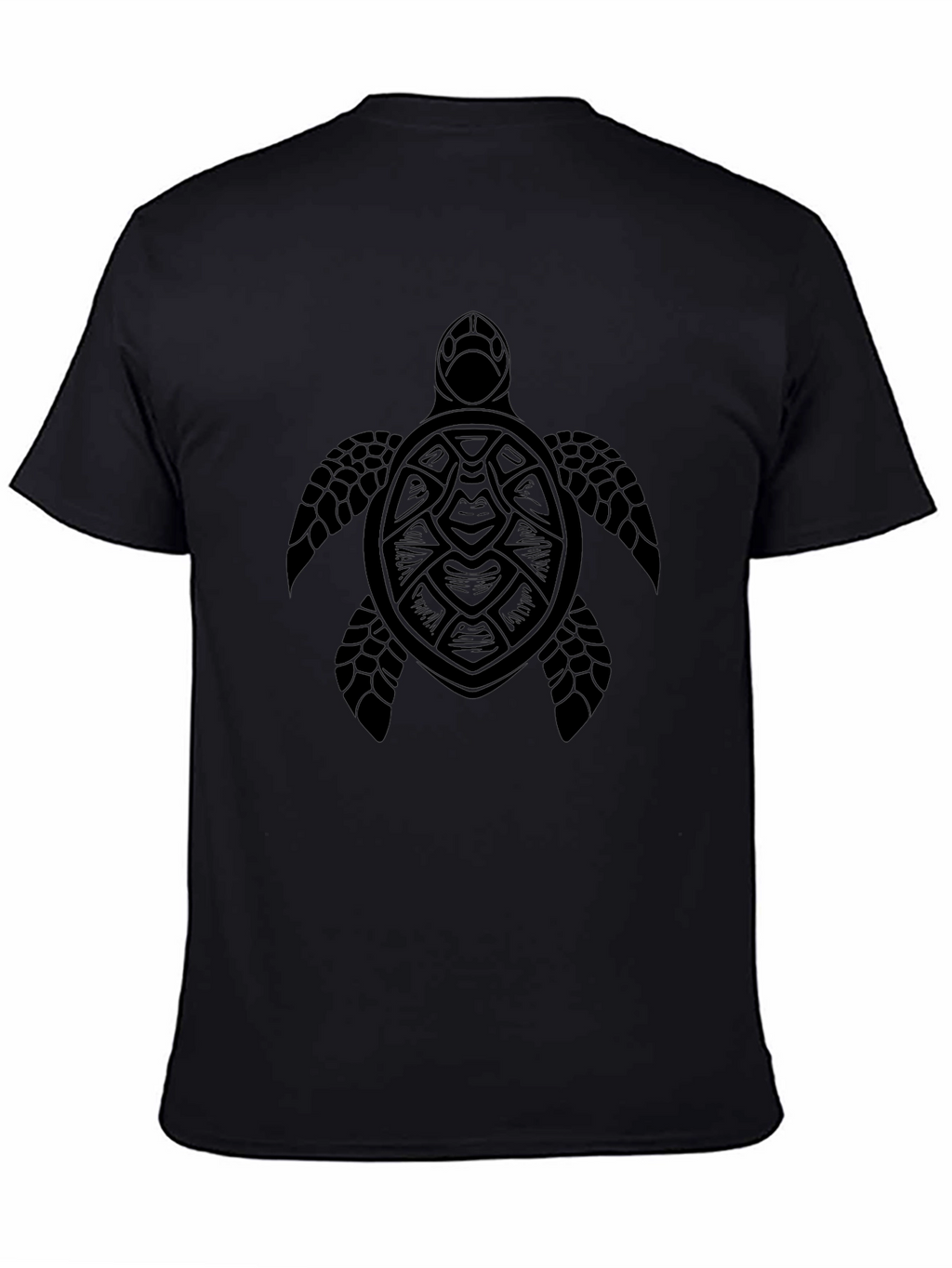 Black Turtle Graphic Tee - Stylish Comfort