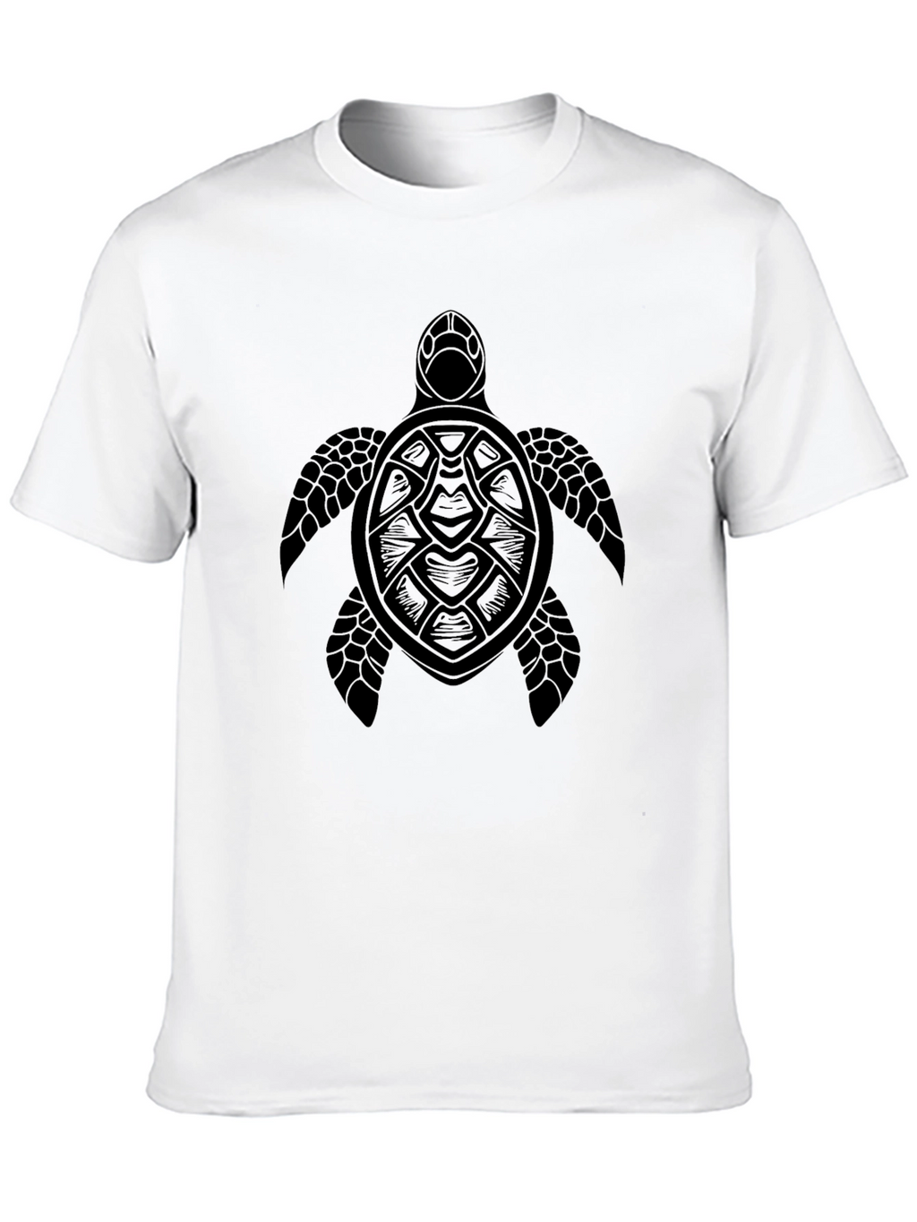Black Turtle Graphic Tee - Stylish Comfort