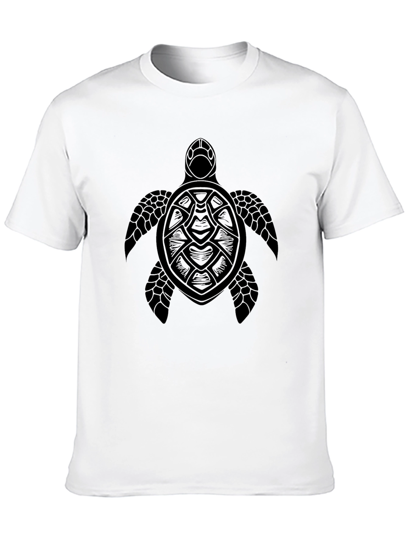 Black Turtle Graphic Tee - Stylish Comfort