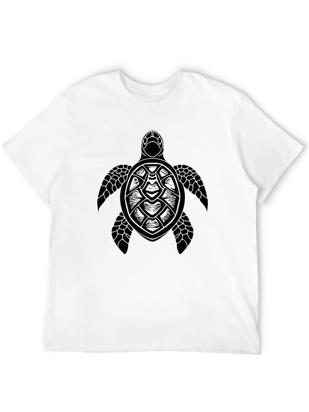 Black Turtle Graphic Tee - Stylish Comfort