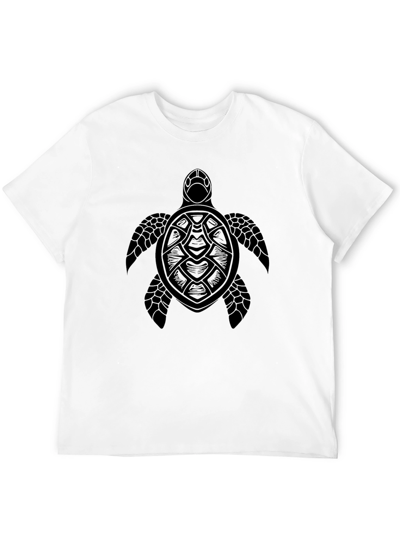 Black Turtle Graphic Tee - Stylish Comfort