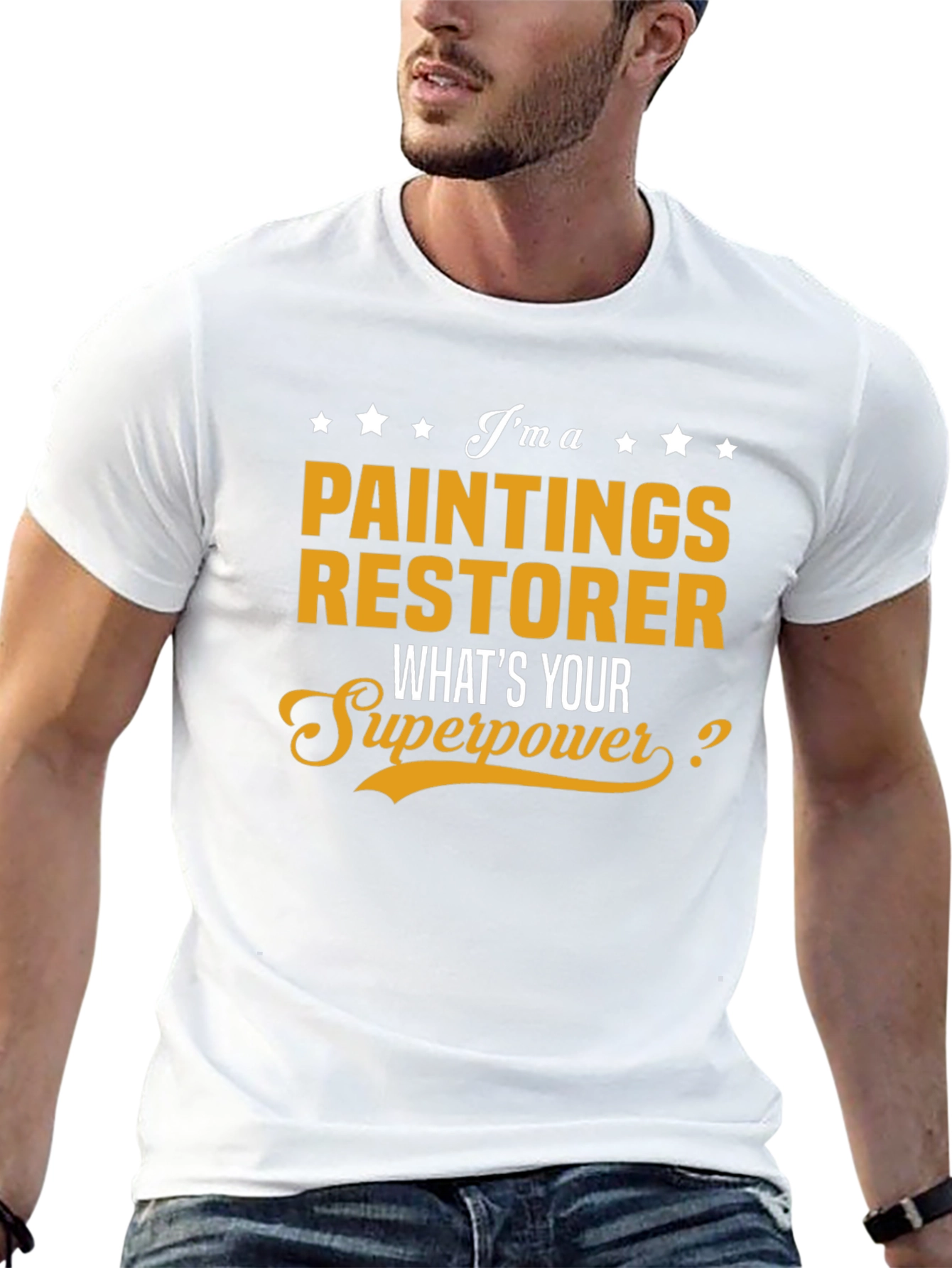 Paintings Restorer Superpower Graphic Tee