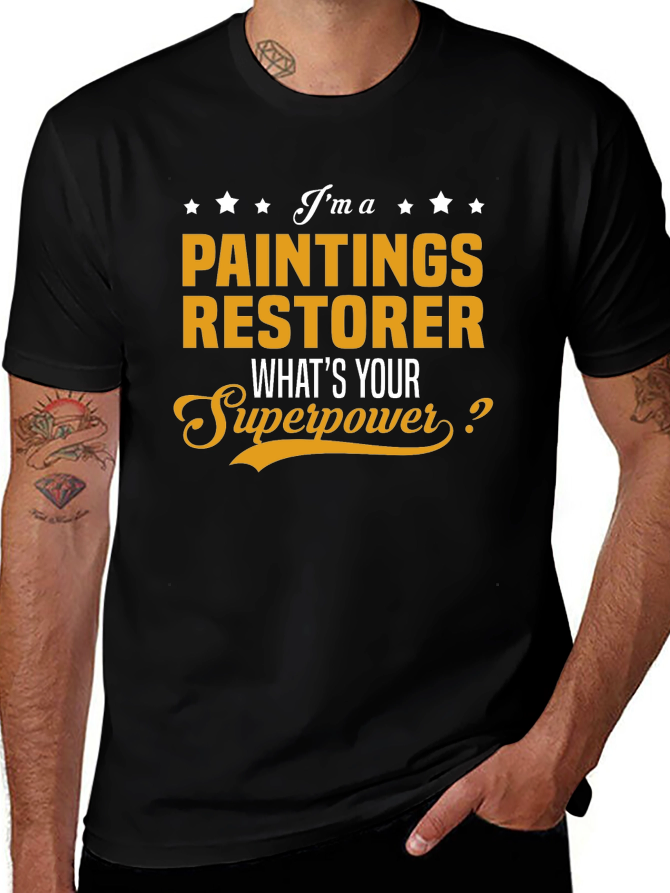 Paintings Restorer Superpower Graphic Tee