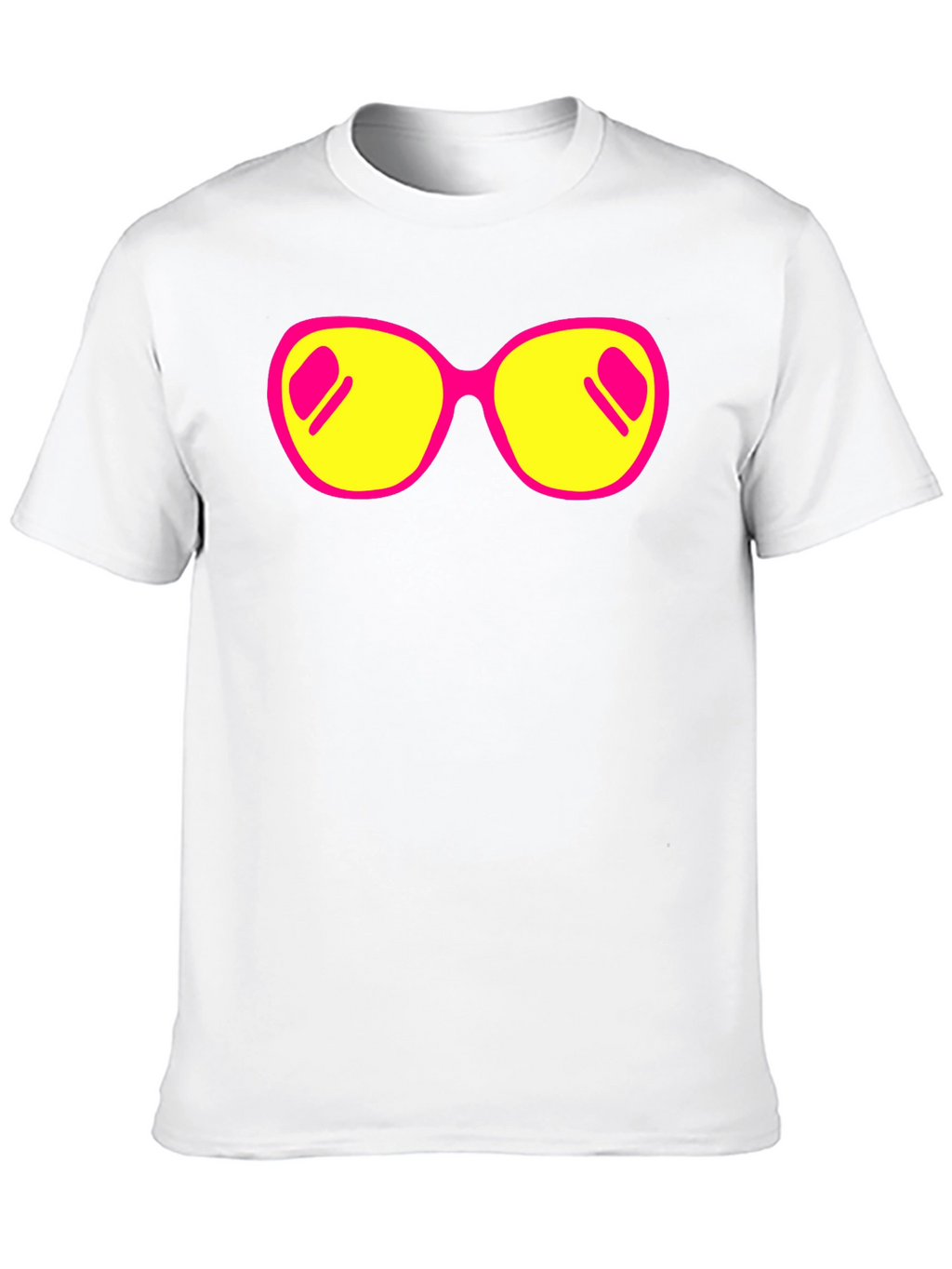 Retro Sunglasses Graphic Tee - Stylish Black T-Shirt