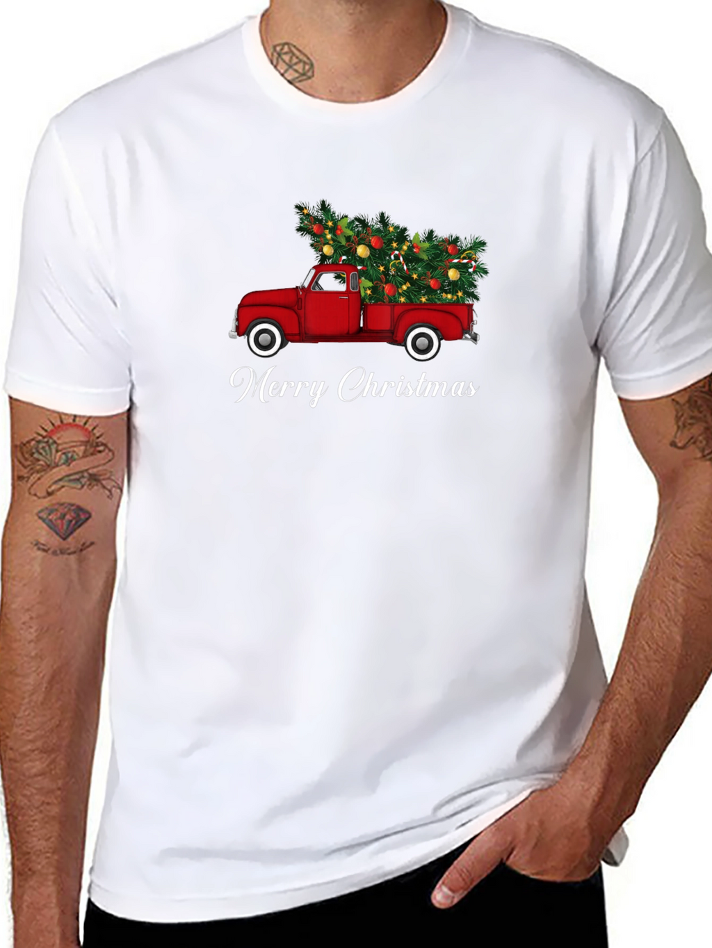 Christmas Truck T-Shirt - Merry Christmas Tee