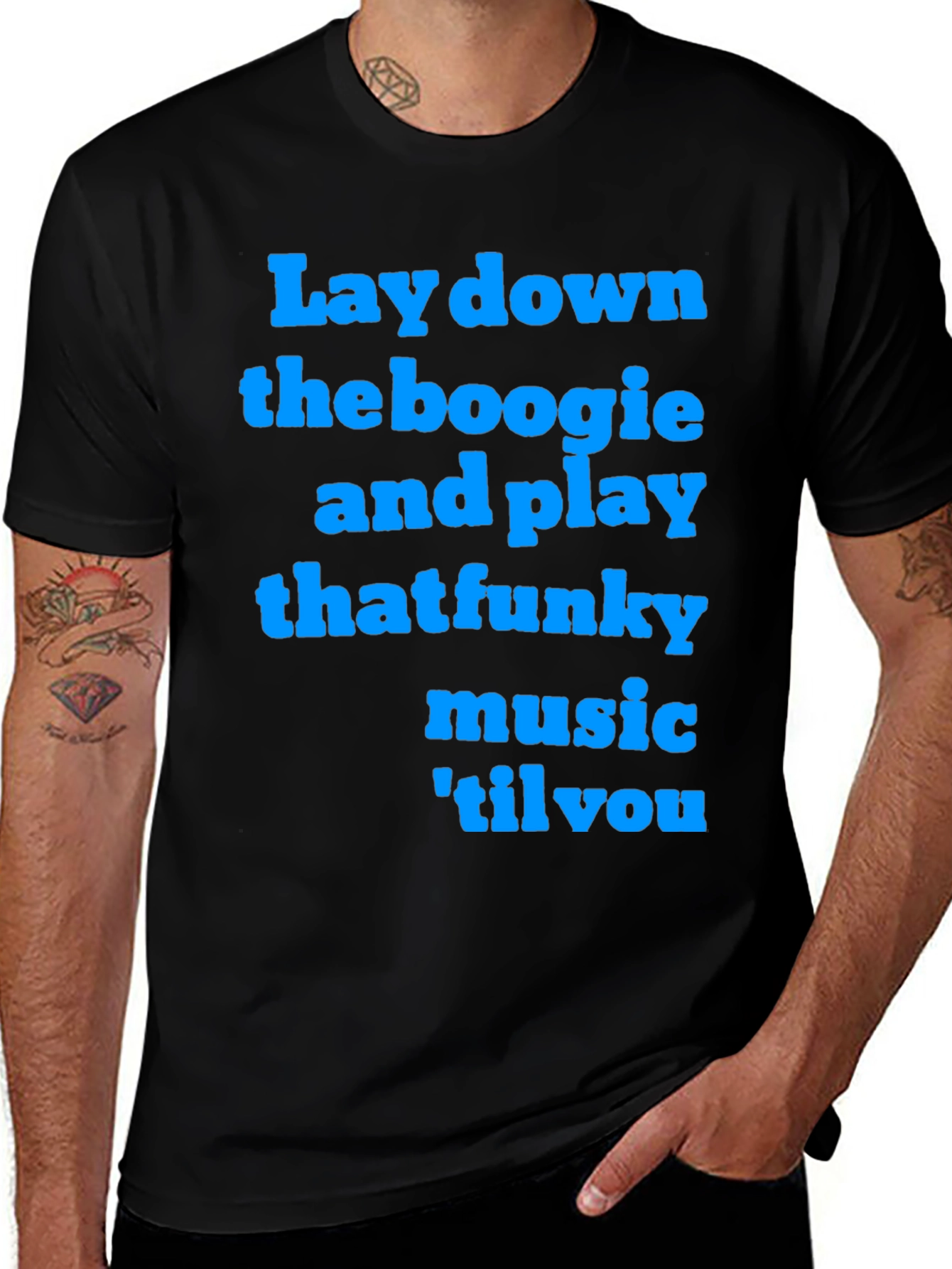 Funky Music T-Shirt - Lay Down the Boogie