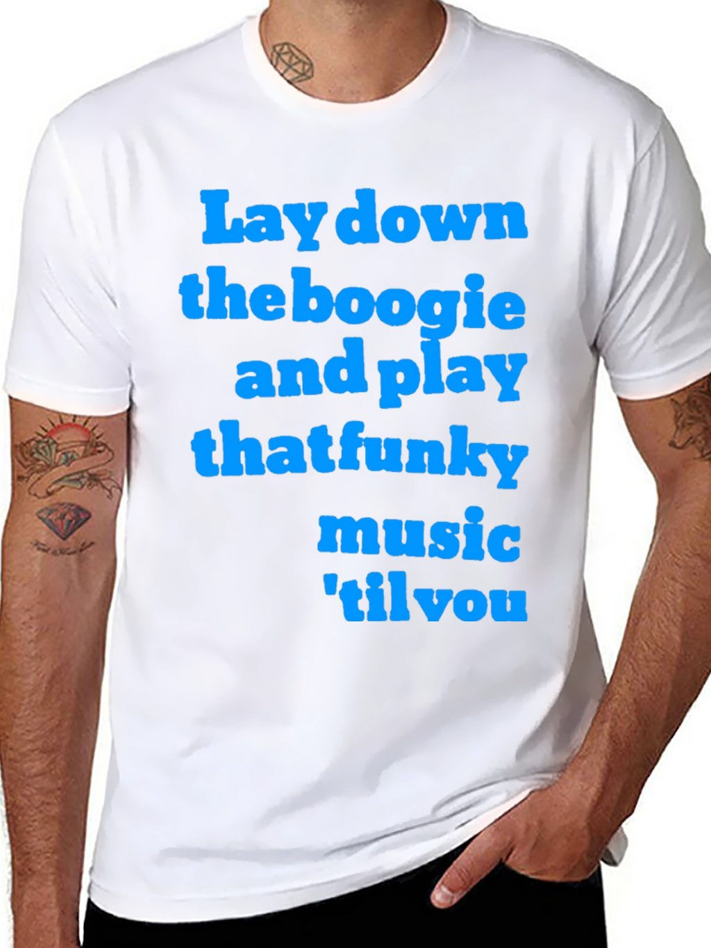 Funky Music T-Shirt - Lay Down the Boogie