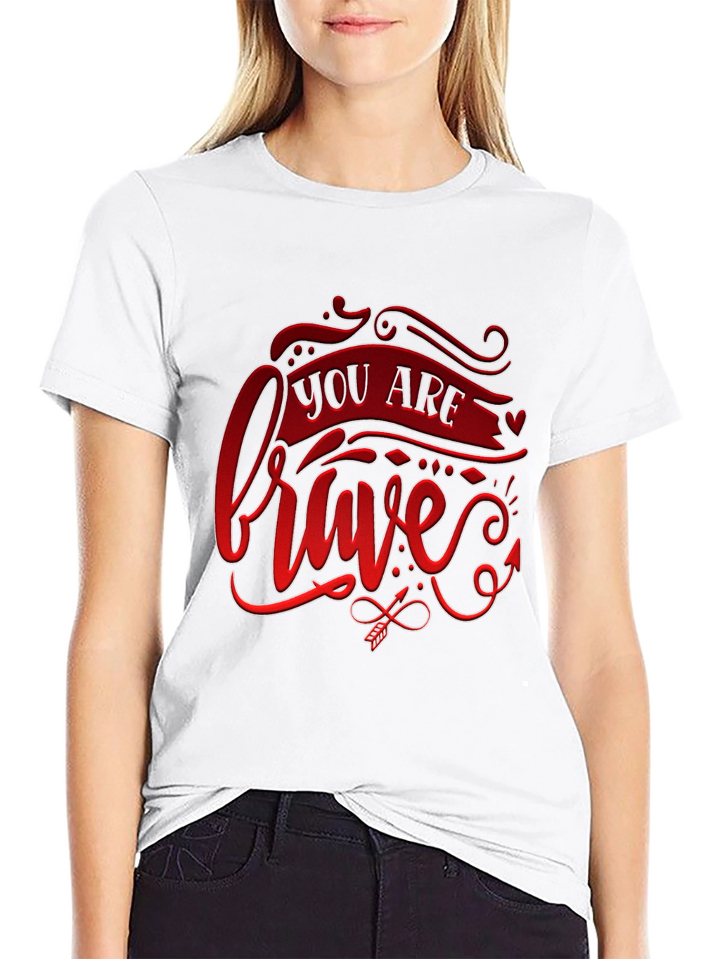 Brave Graphic Tee - Stylish & Inspiring!