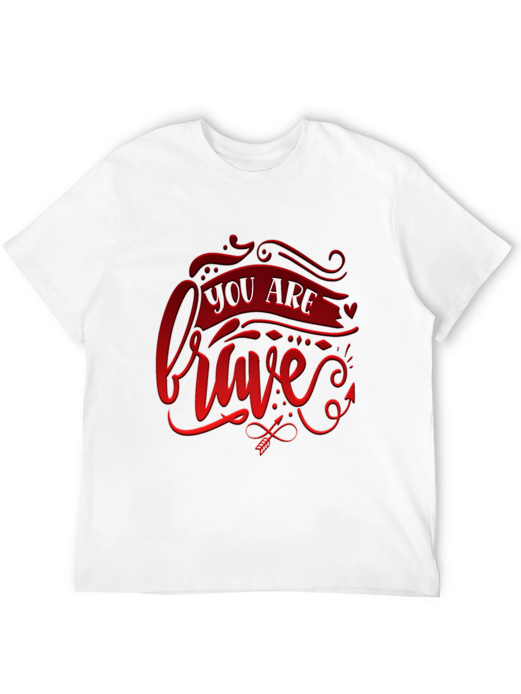 Brave Graphic Tee - Stylish & Inspiring!