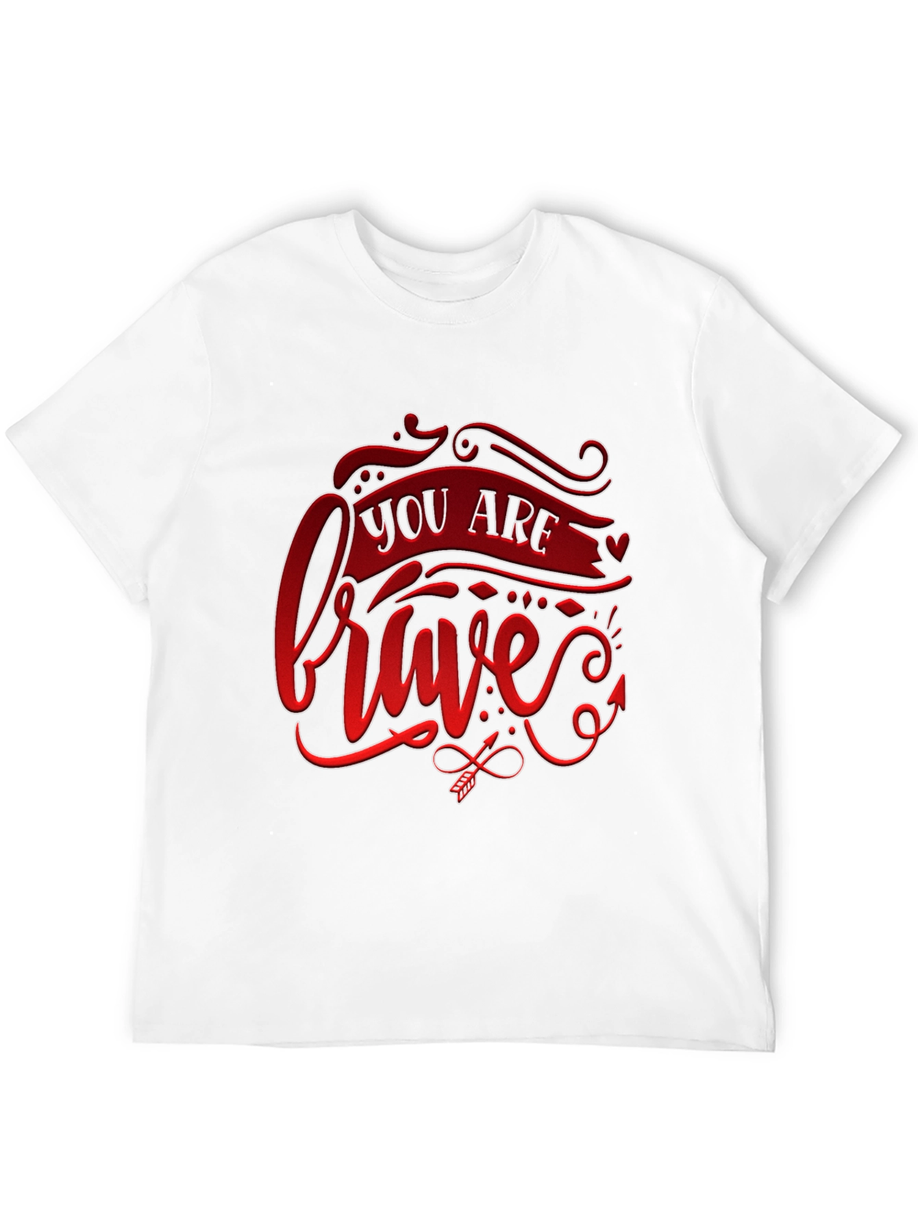 Brave Graphic Tee - Stylish & Inspiring!