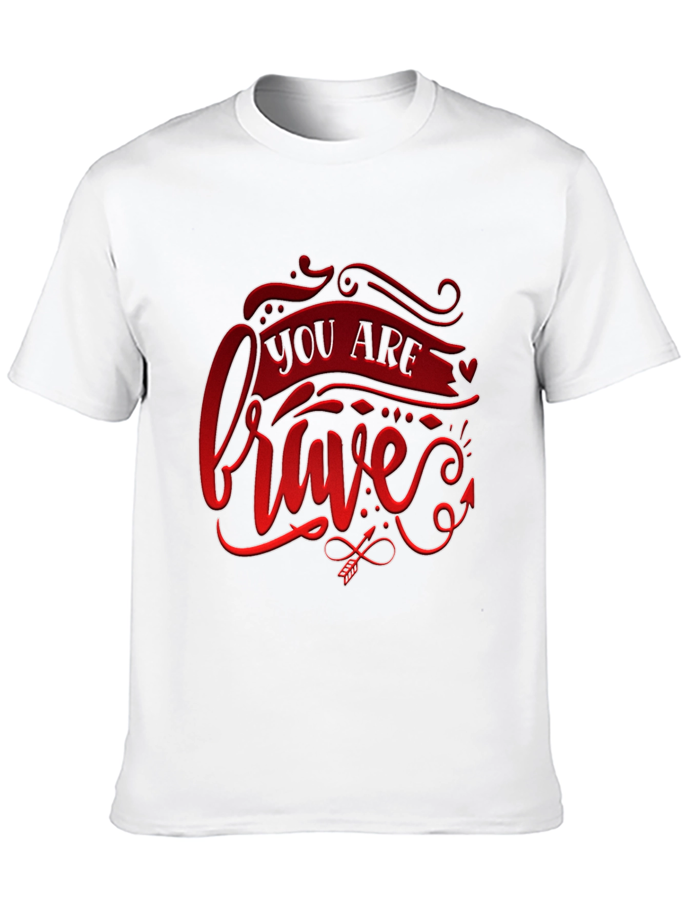 Brave Graphic Tee - Stylish & Inspiring!