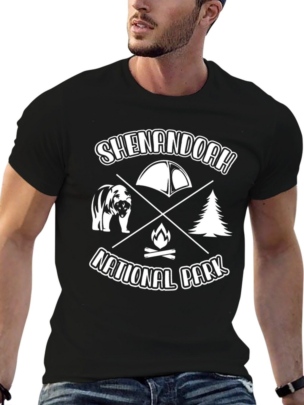 Shenandoah National Park Black T-Shirt