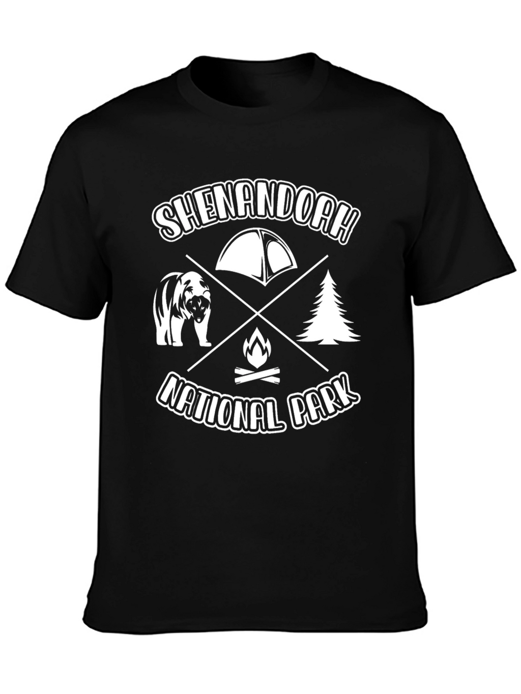 Shenandoah National Park Black T-Shirt