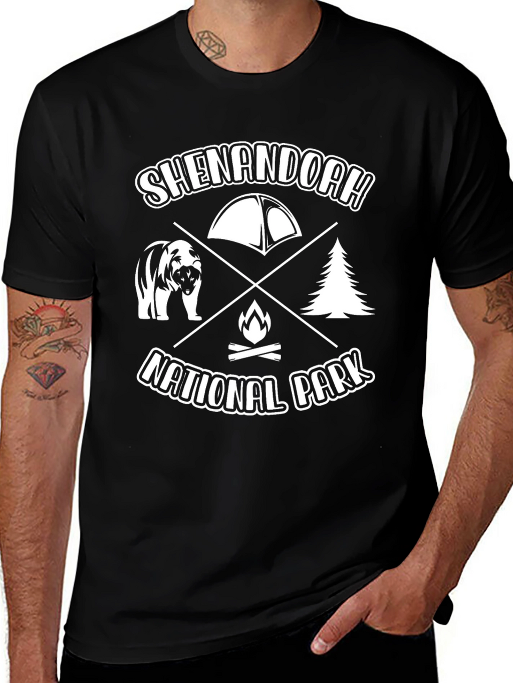 Shenandoah National Park Black T-Shirt