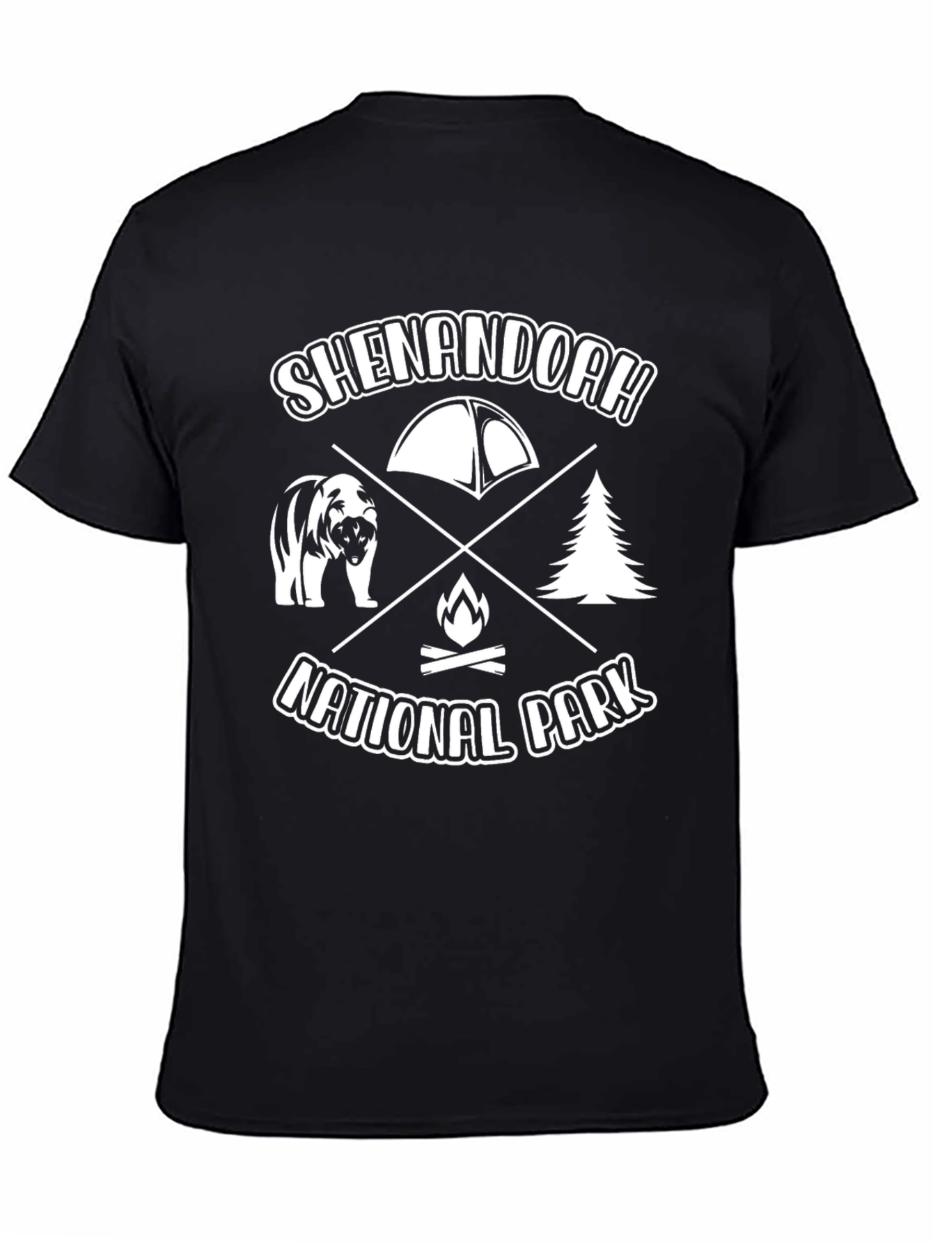 Shenandoah National Park Black T-Shirt