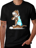 Dog Lover T-Shirt - I Love Mom Tattoo