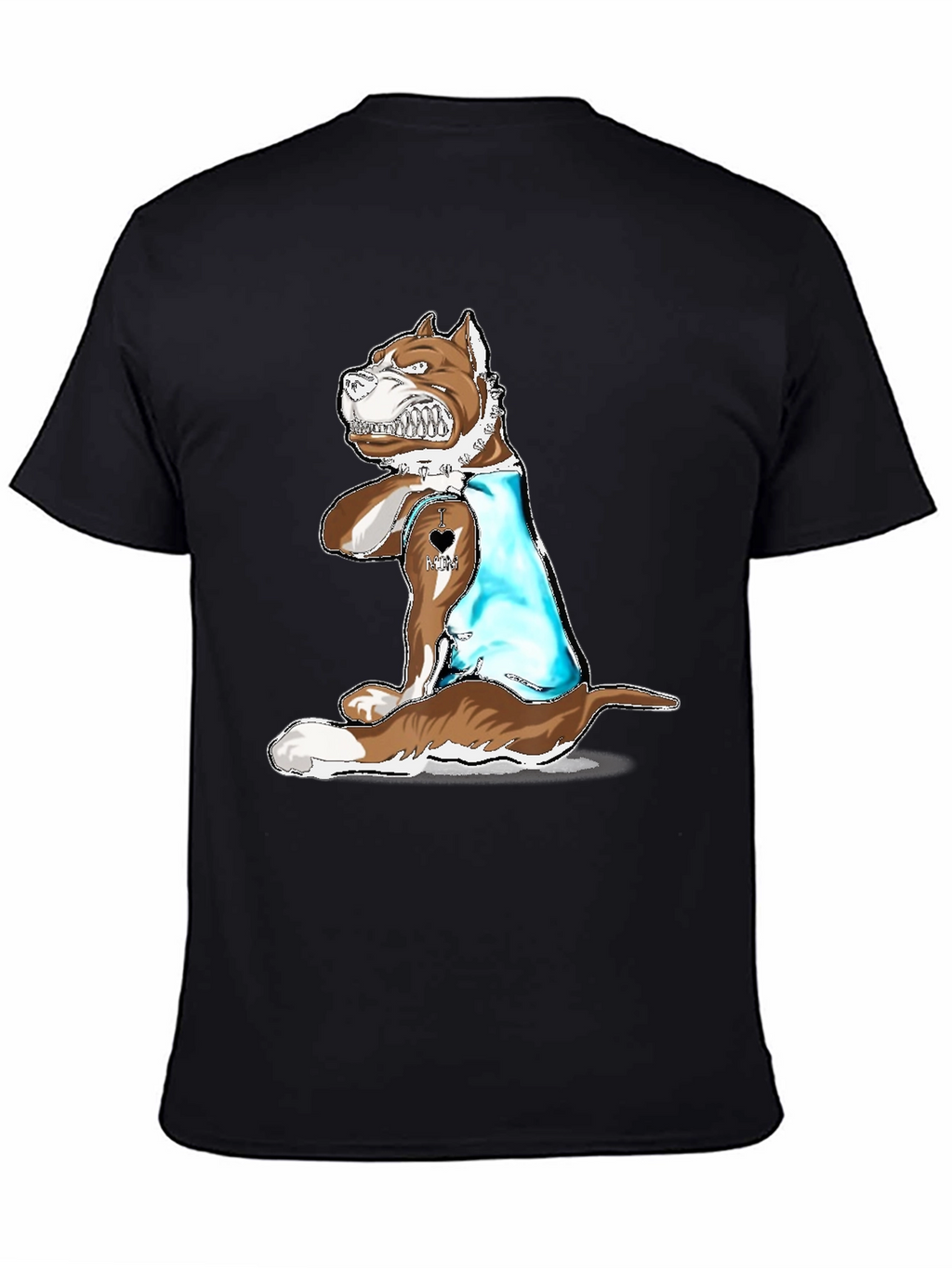 Dog Lover T-Shirt - I Love Mom Tattoo