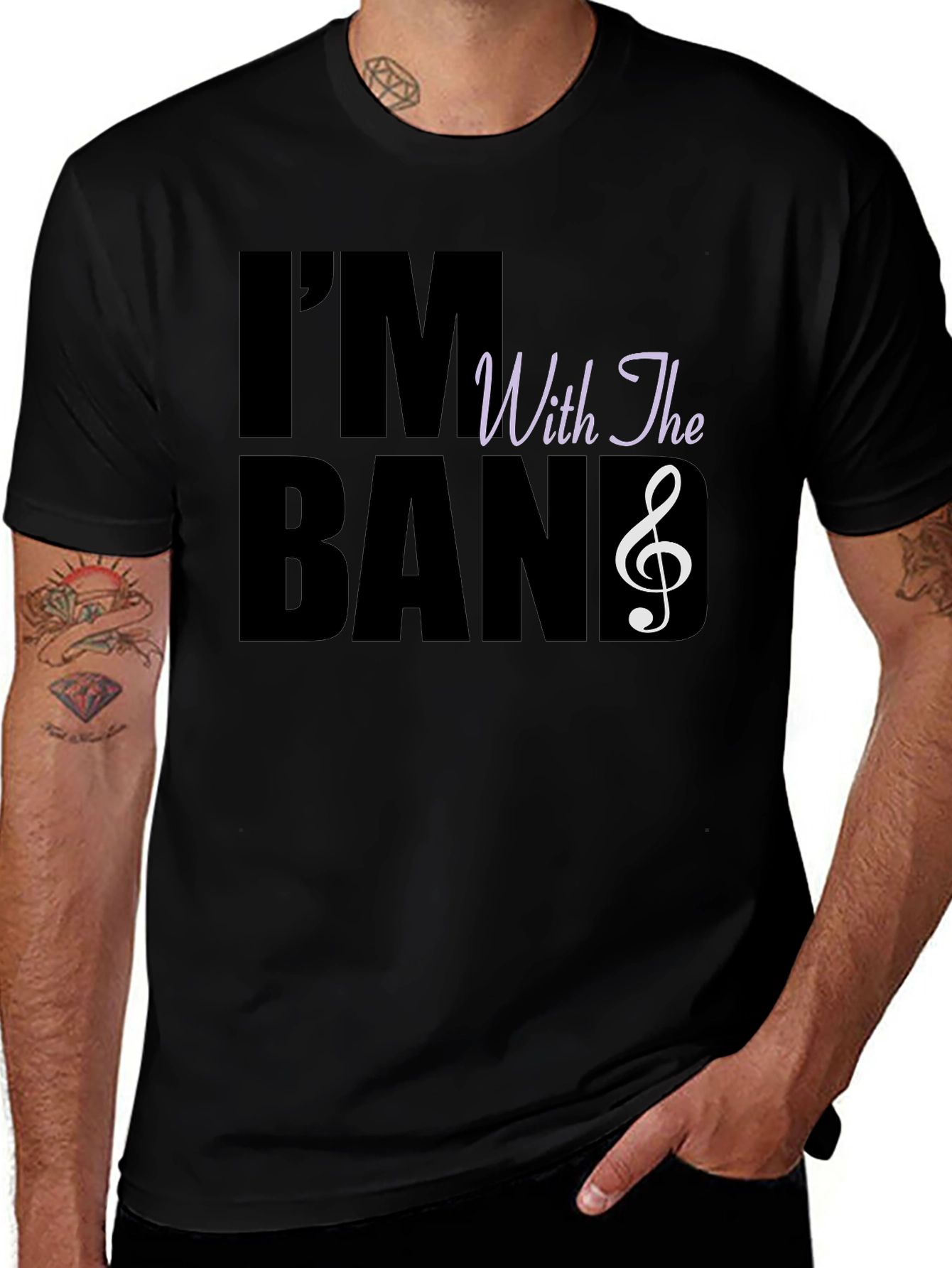 Im With The Band Graphic Tee - Music Lover T-Shirt
