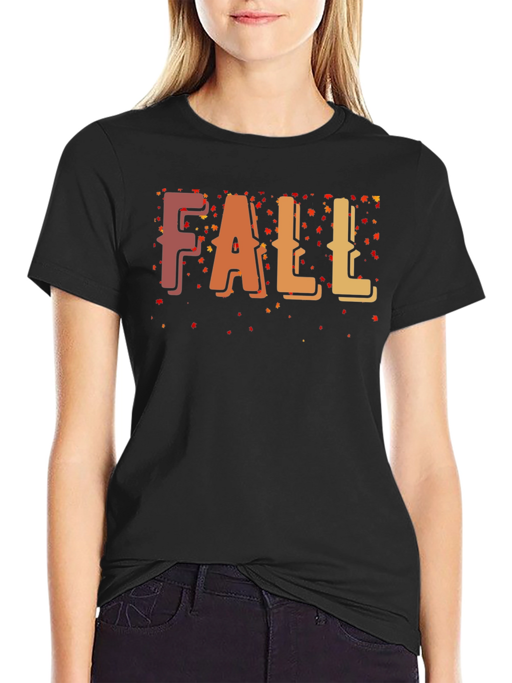 Fall Leaves Graphic T-Shirt