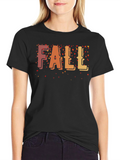 Fall Leaves Graphic T-Shirt