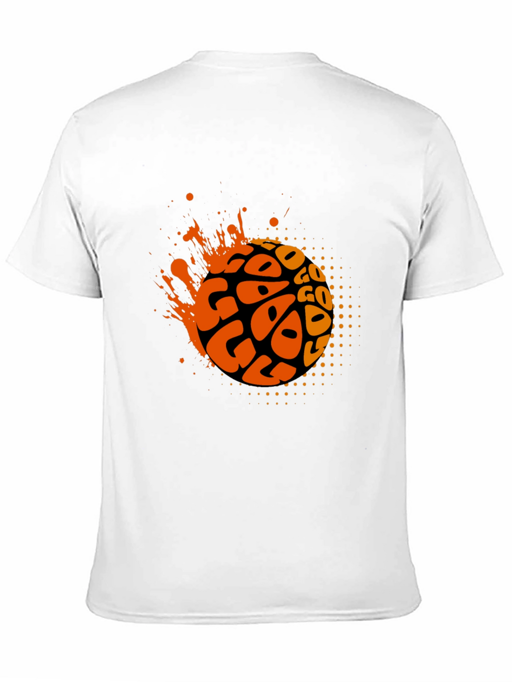 Stylish Black GO Graphic Tee for Men