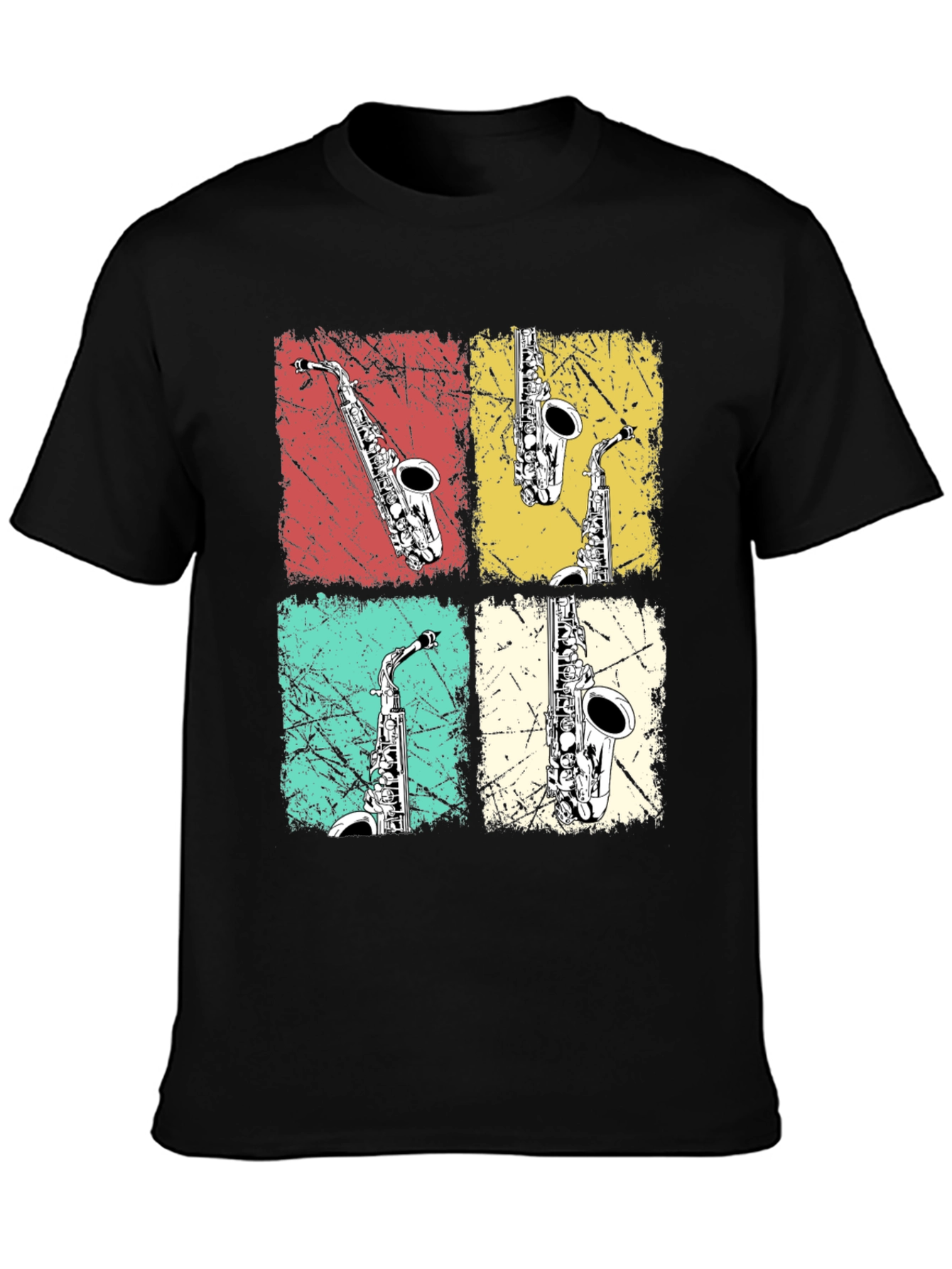 Vintage Saxophone Music Lover T-Shirt