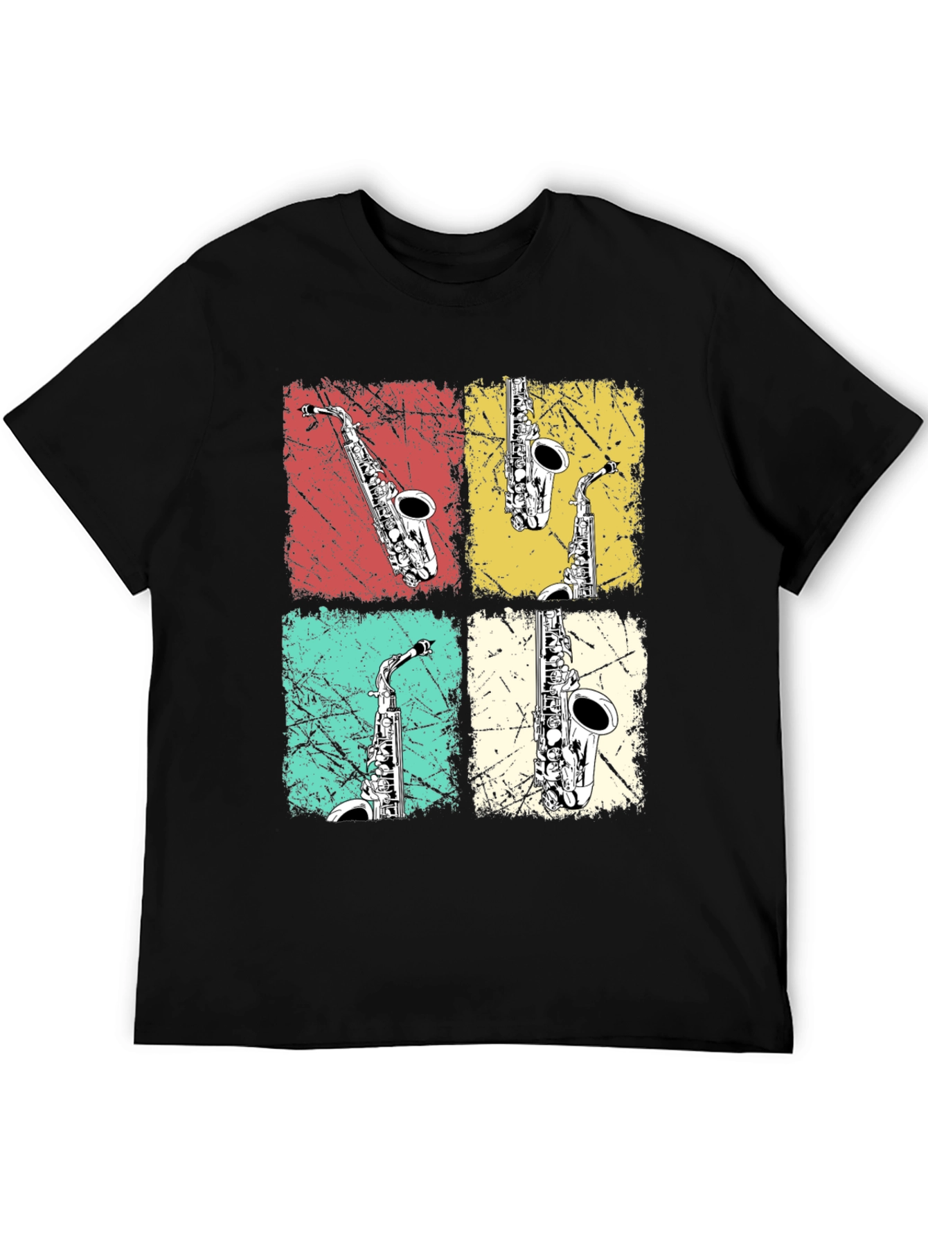 Vintage Saxophone Music Lover T-Shirt