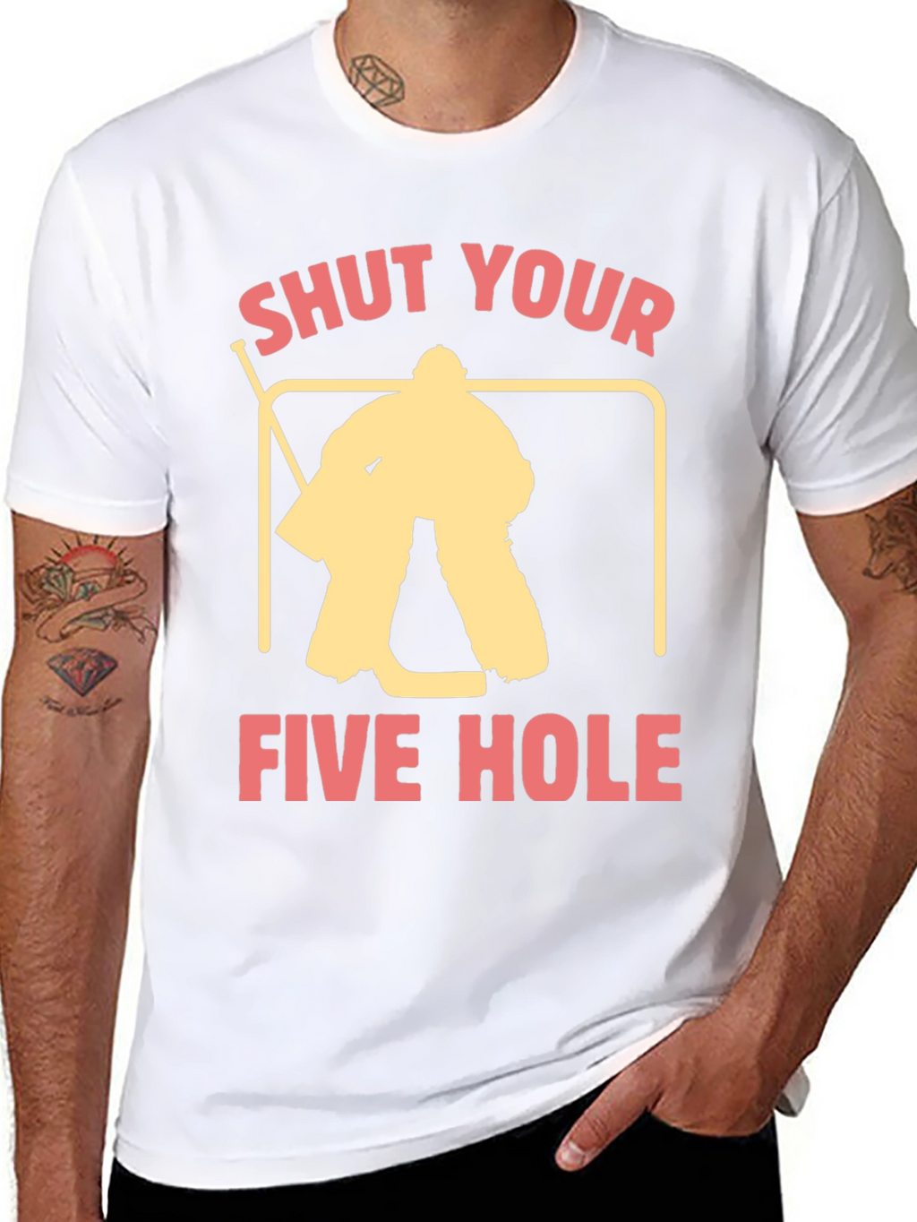 Shut Your Five Hole Hockey T-Shirt