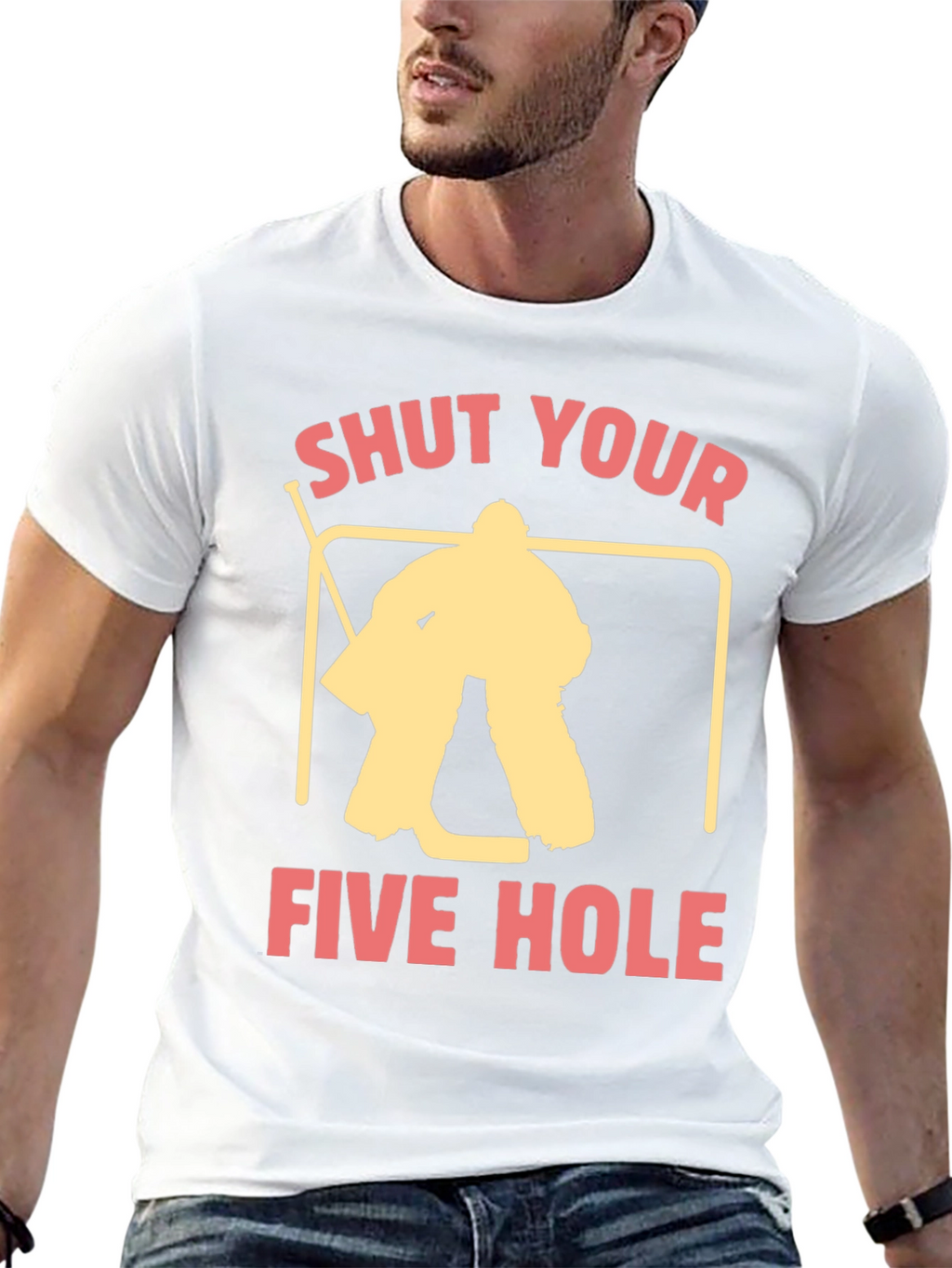 Shut Your Five Hole Hockey T-Shirt