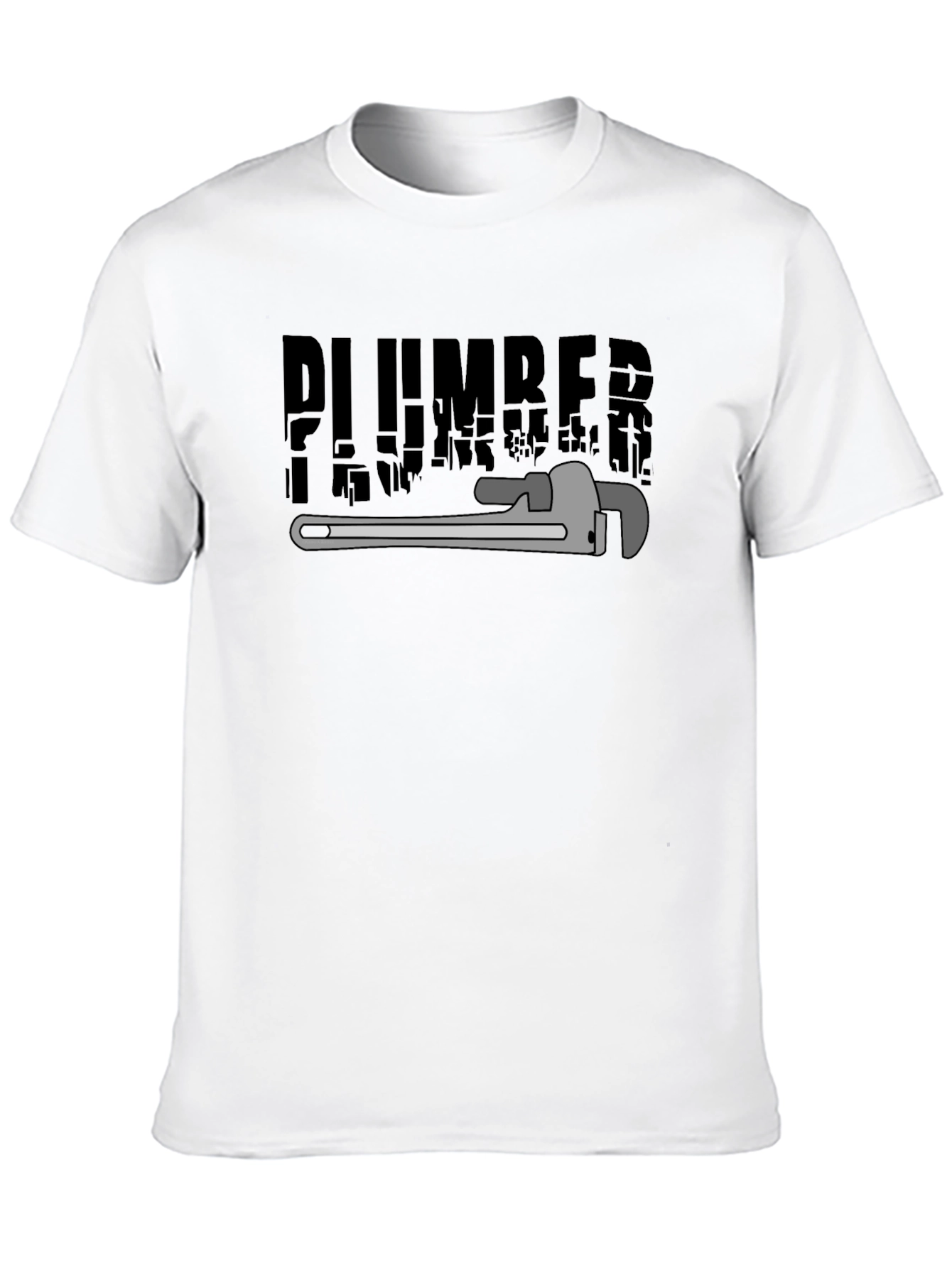 Plumber Graphic T-Shirt - Black