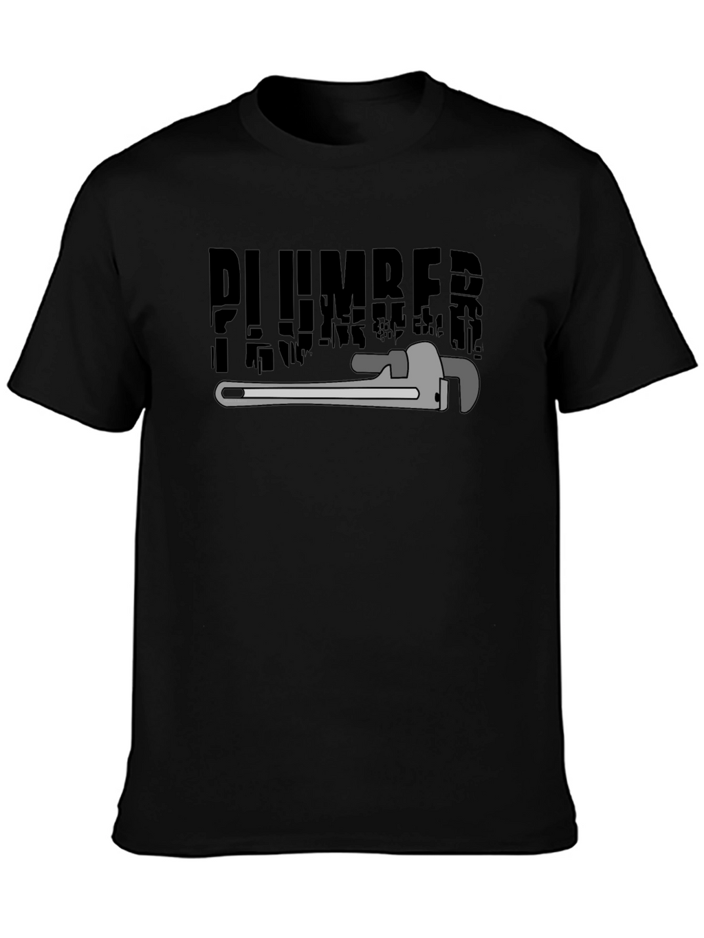 Plumber Graphic T-Shirt - Black