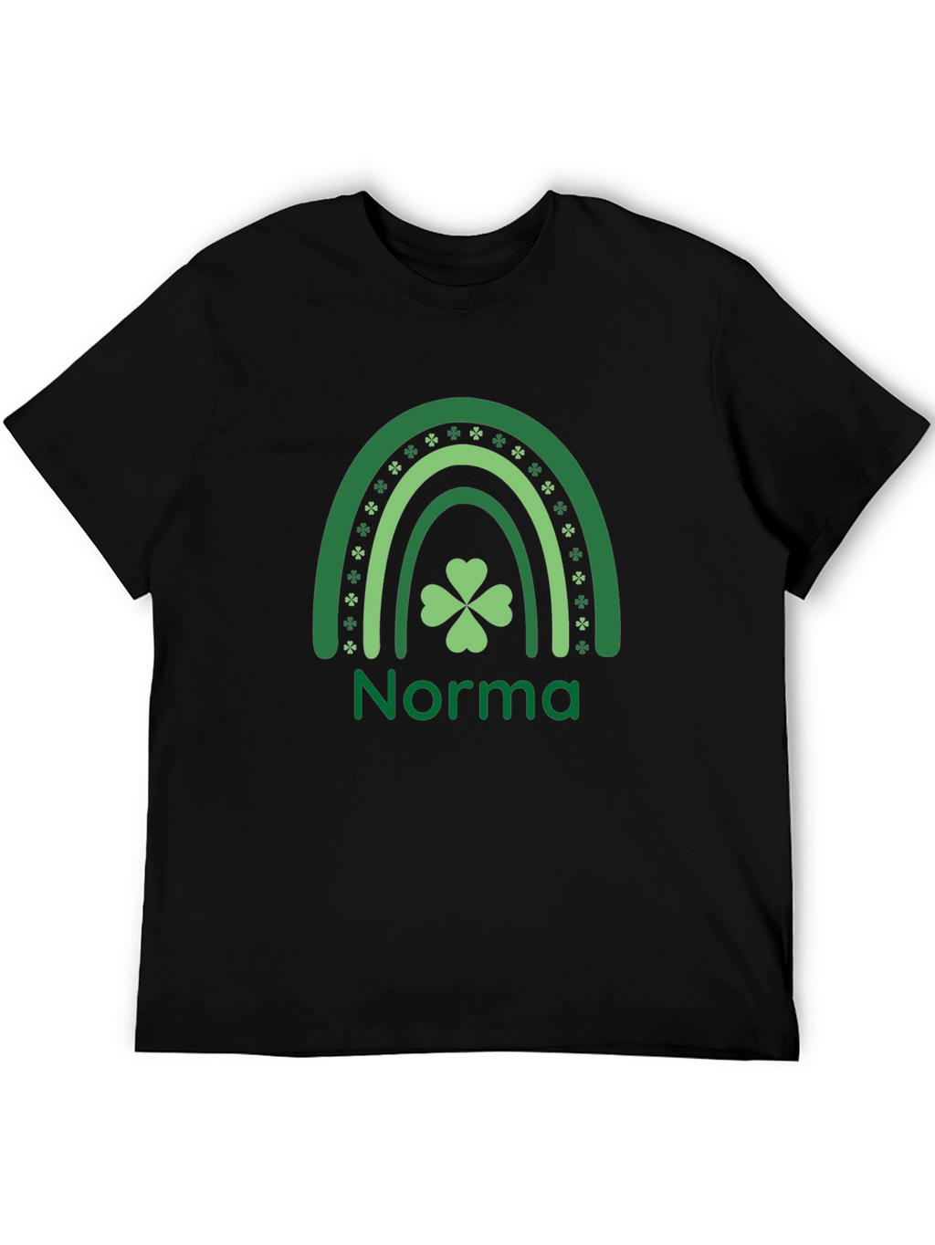 Norma Shamrock Rainbow St. Patricks Day T-Shirt
